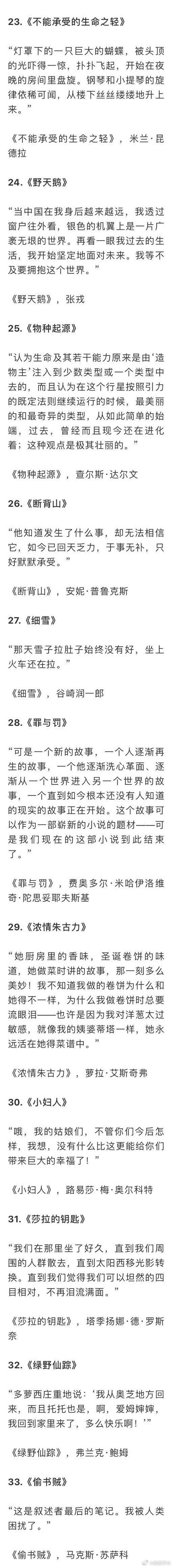 百部世界名著的精彩结尾带你涨知识校园v计划