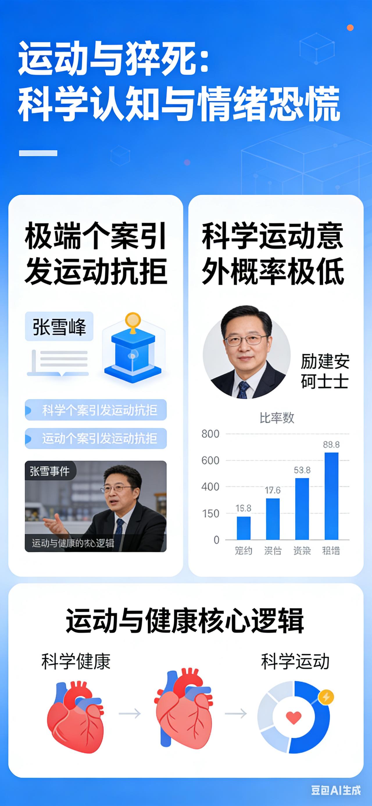 张雪峰心源性猝死事件后，“跑步致猝死”的焦虑在社交平台蔓延，不少人因这一极端个案