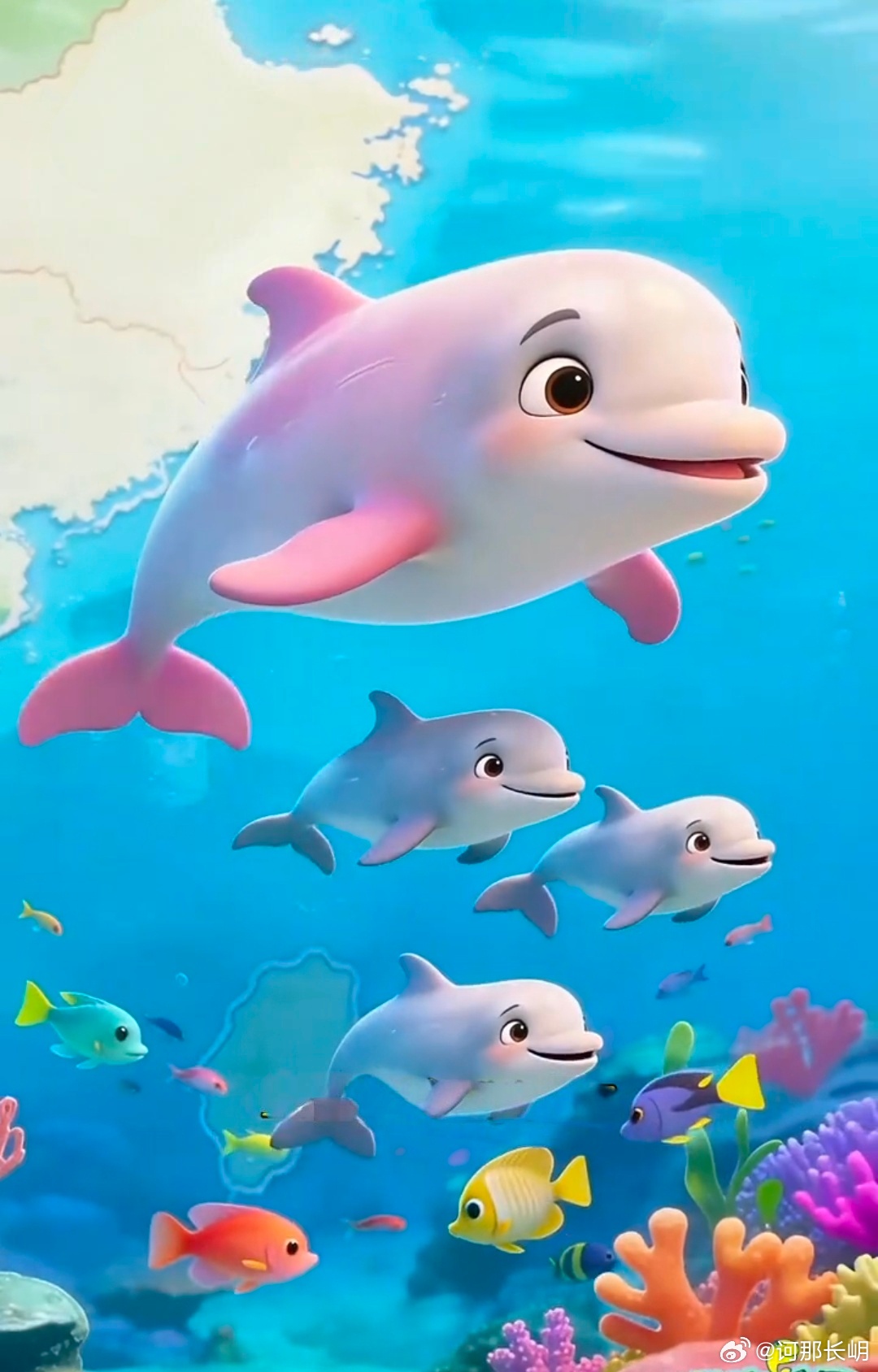 早安～海底的小可爱们已经出发啦，你也快跟上！新的一天，要开心，要顺利，要万事胜意