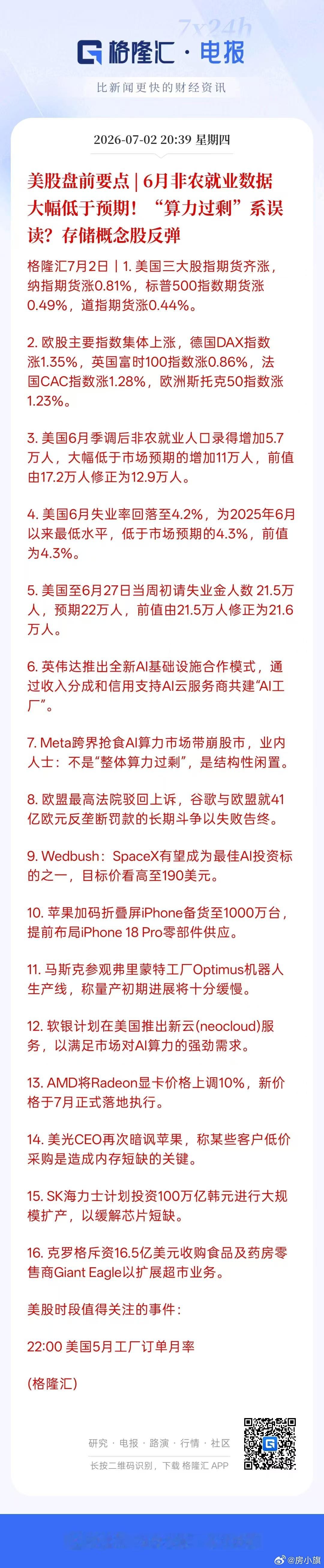重大利好来了！ 