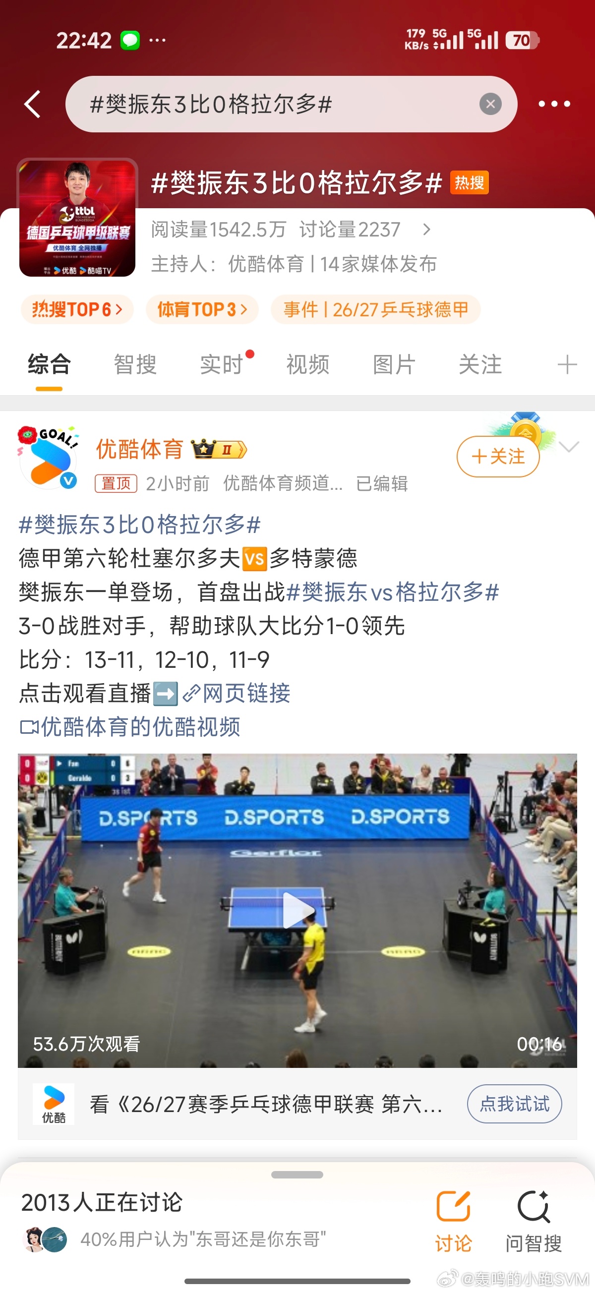 樊振东3比0格拉尔多 此时此刻我娃正在在看封神榜，飘过一句台词，＂君要臣死，臣不
