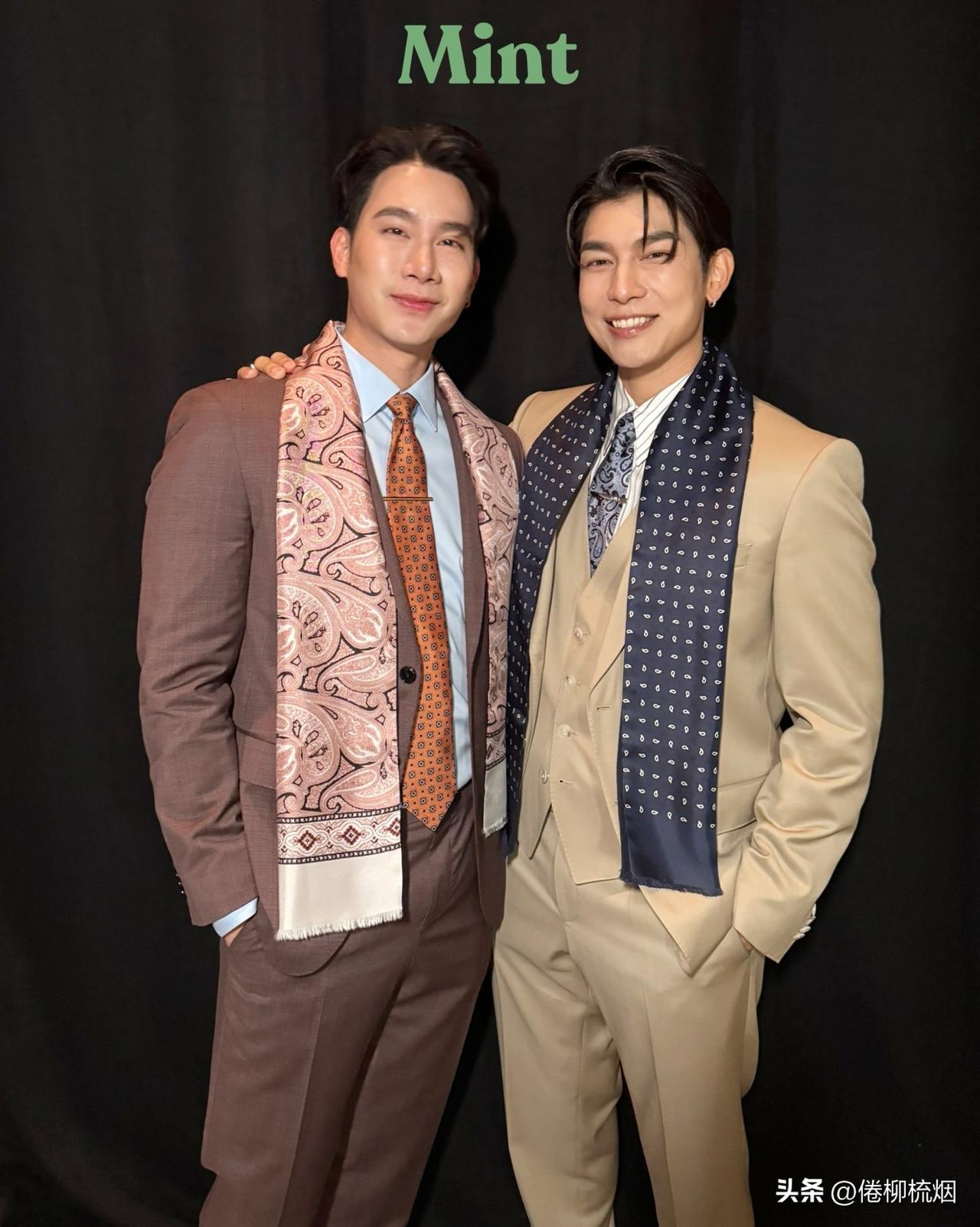 Mew、Tul在米兰时装周。。与贝克汉姆见面了。。