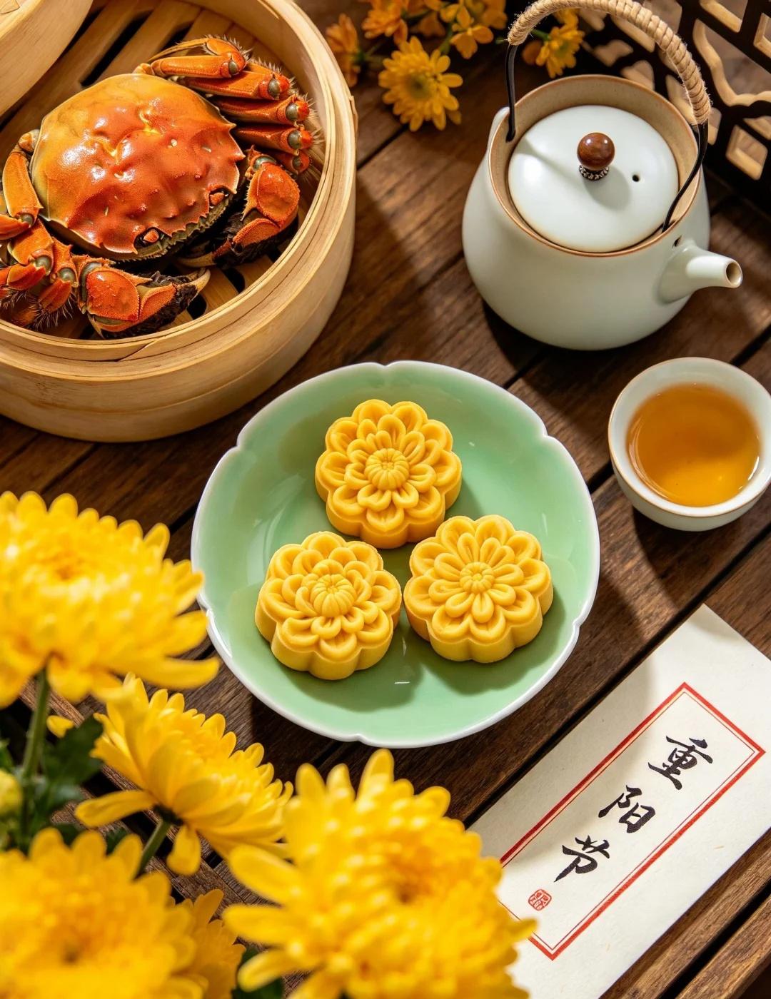重阳节|岁岁重阳，糕香满堂！
重阳节 顺应四时饮食有节起居有常 传统节日 中式糕