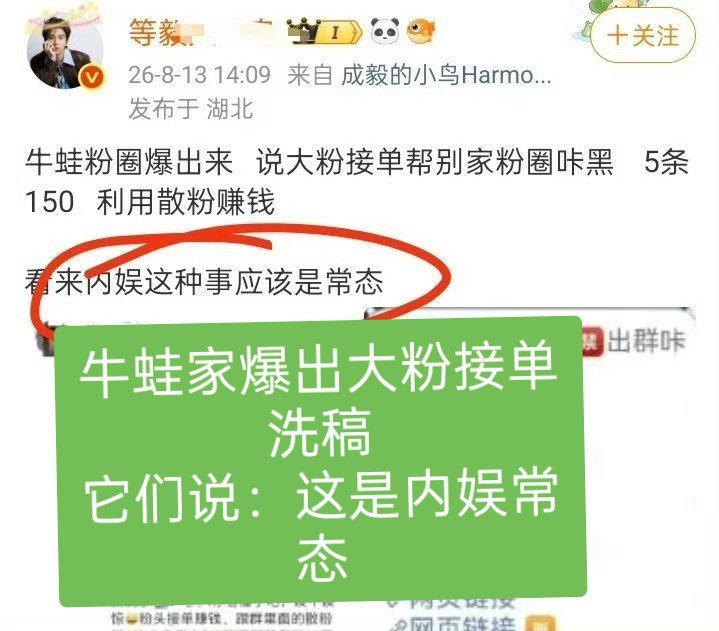 牛蛙洗白之《这是内娱常态》 