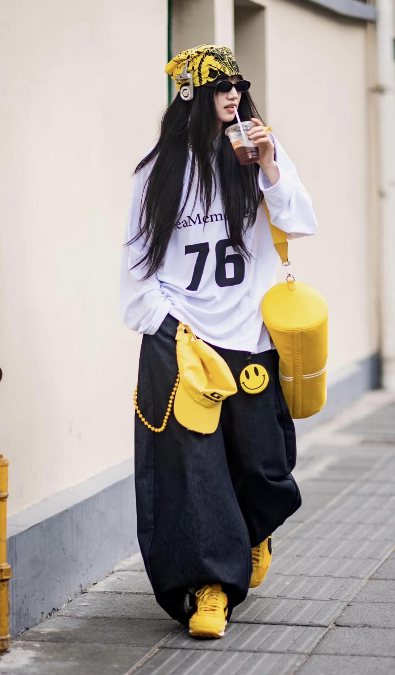 方桃子战歌（街头穿搭版）一周不重复穿搭 街头ootd 随性松弛感穿搭 少年感
