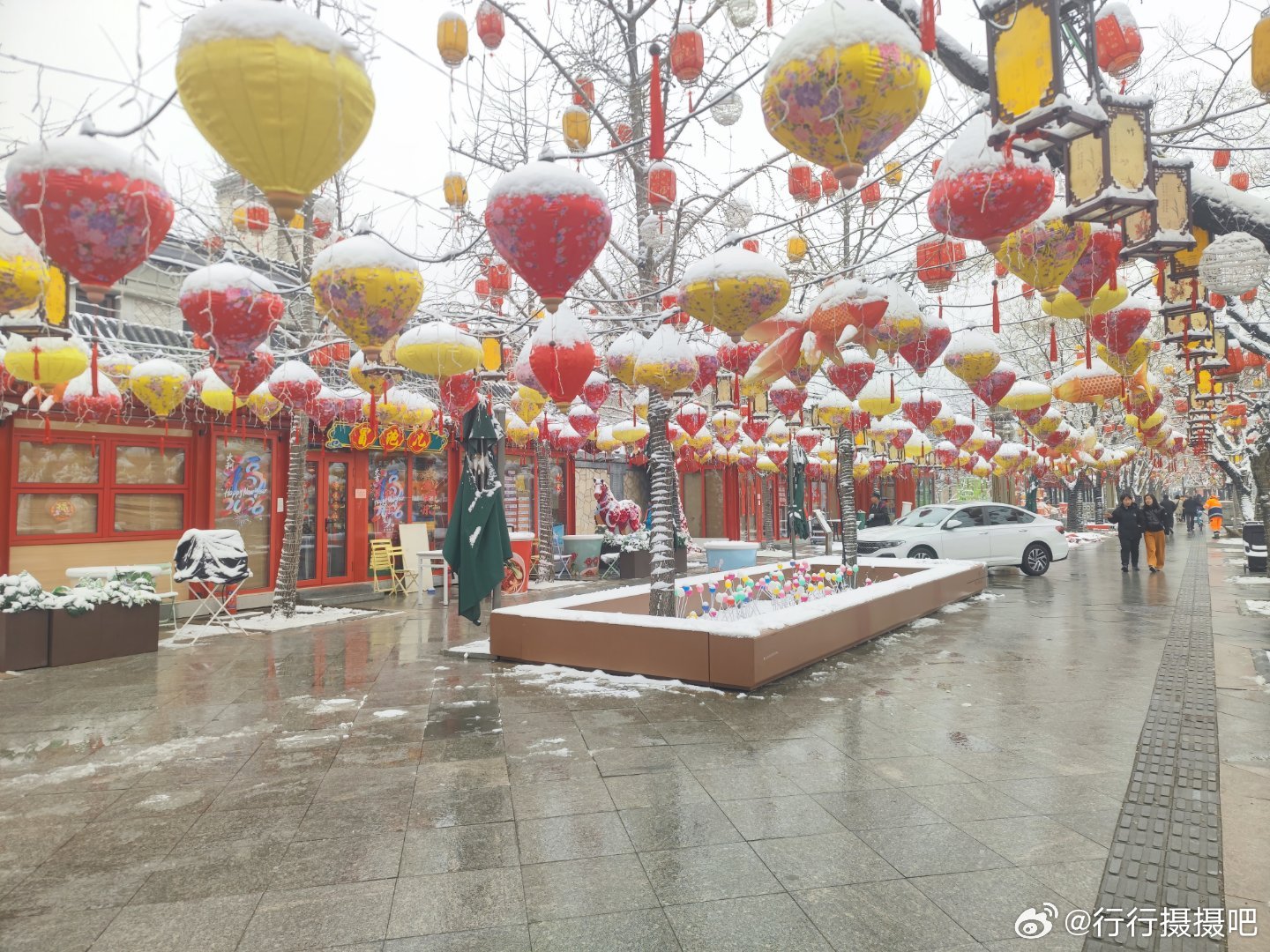 颐和园雪后同庆街  摄影