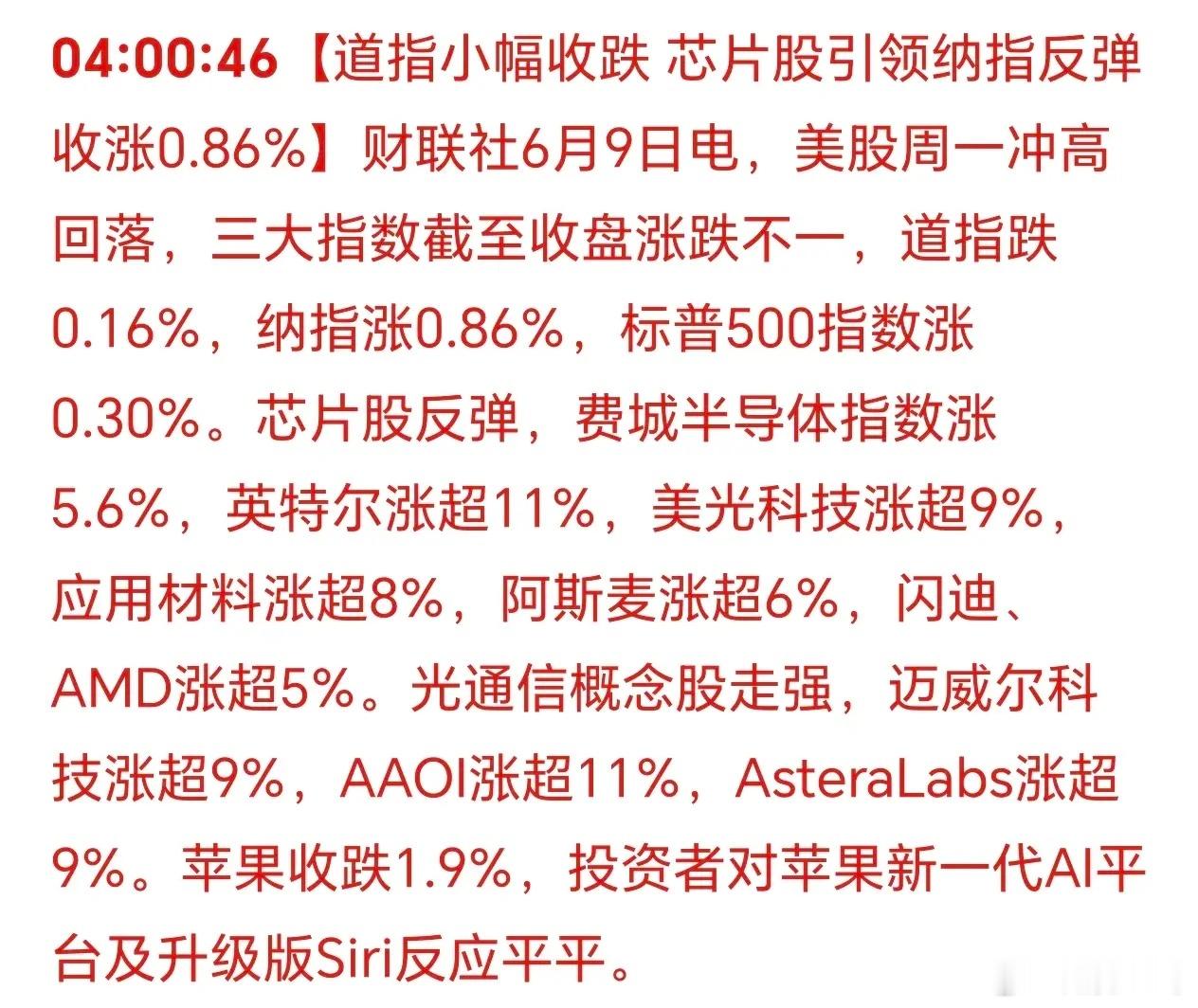 早晨6点，刚刚被手机震醒：美国三大股指涨跌不一！反弹，或许就是逃命的机会。世界杯
