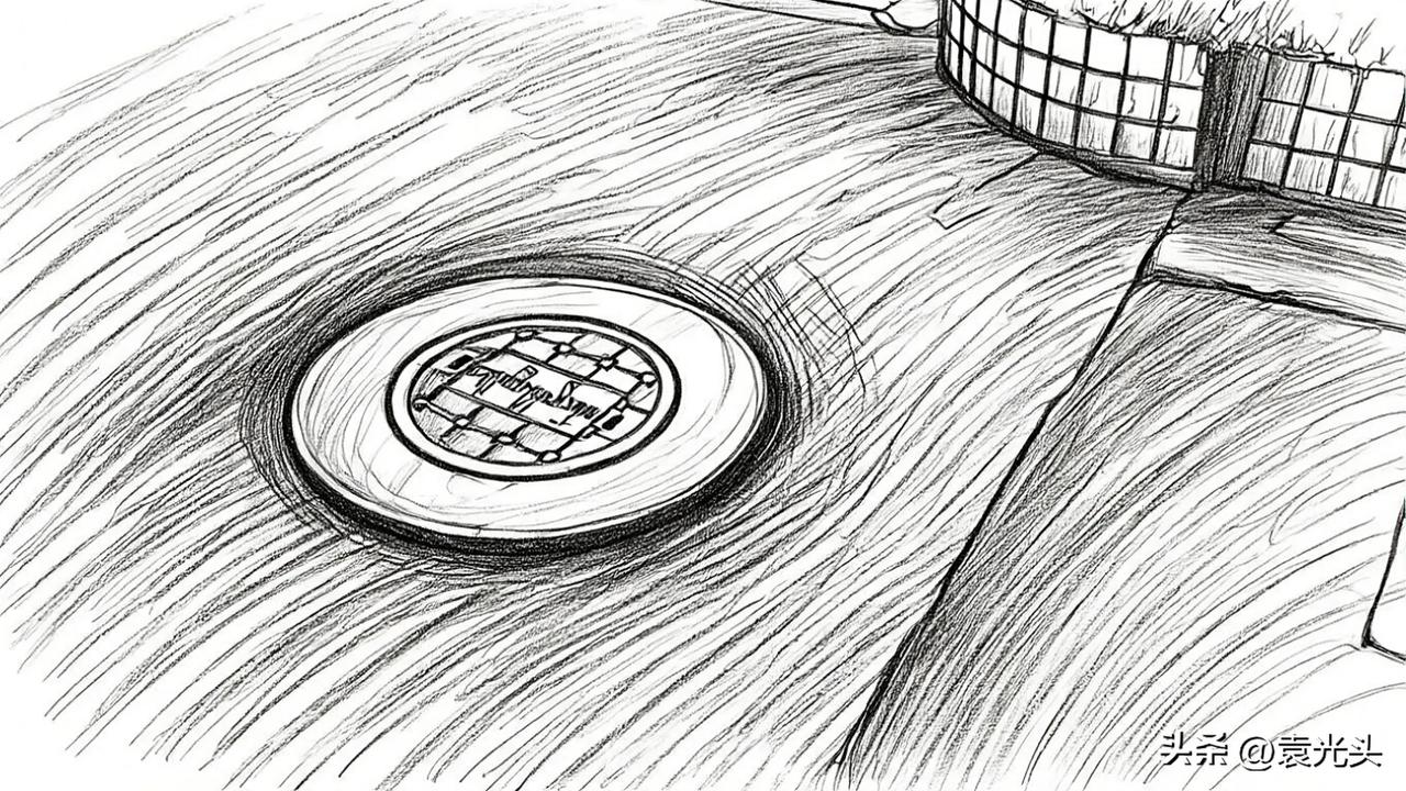 汕头“井盖画圈”处理先罚后赞
9月，汕头市民赵先生发现路上有多处井盖沉陷超标，平