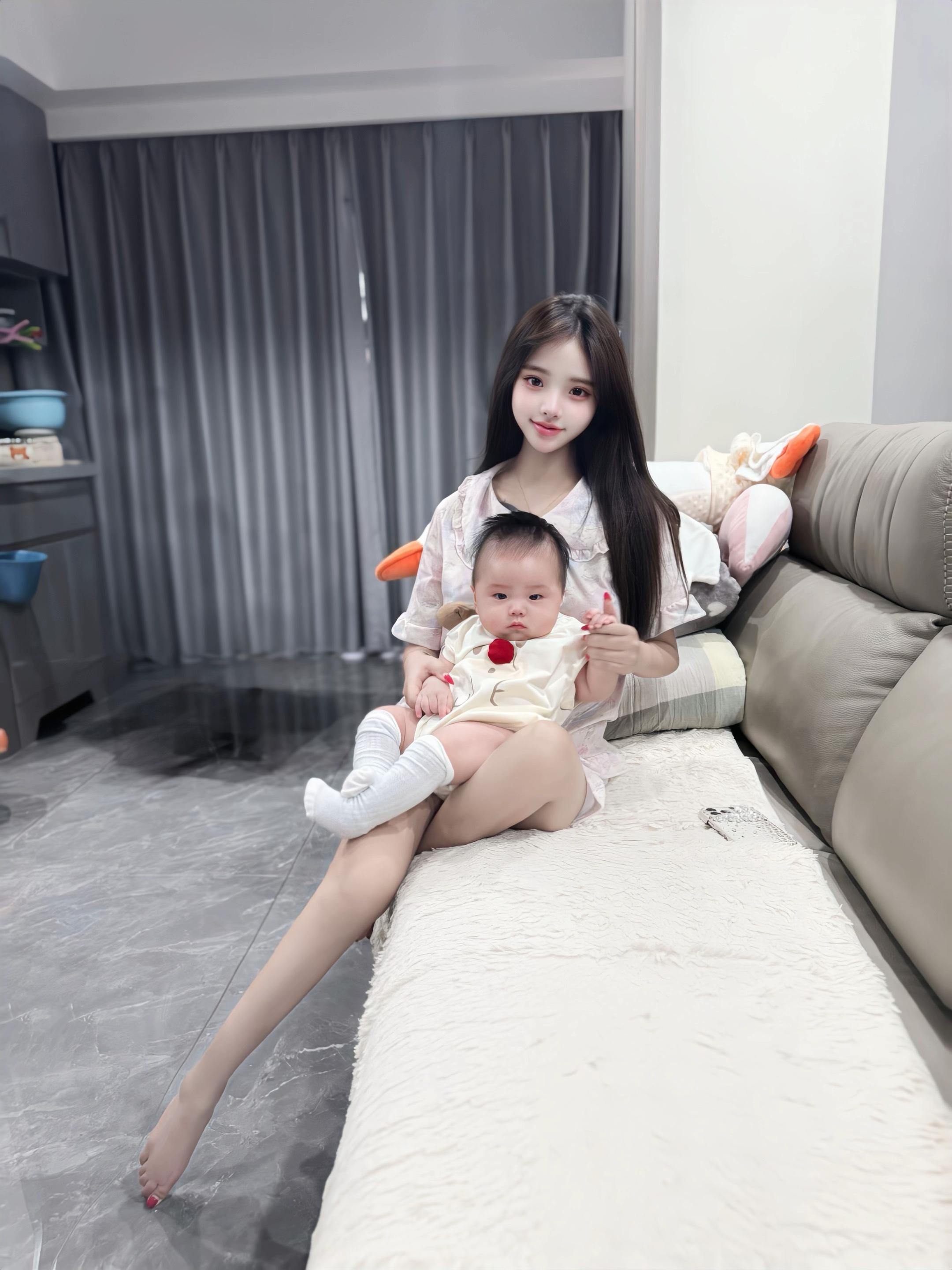 网上聊聊得了 现实我真有孩子