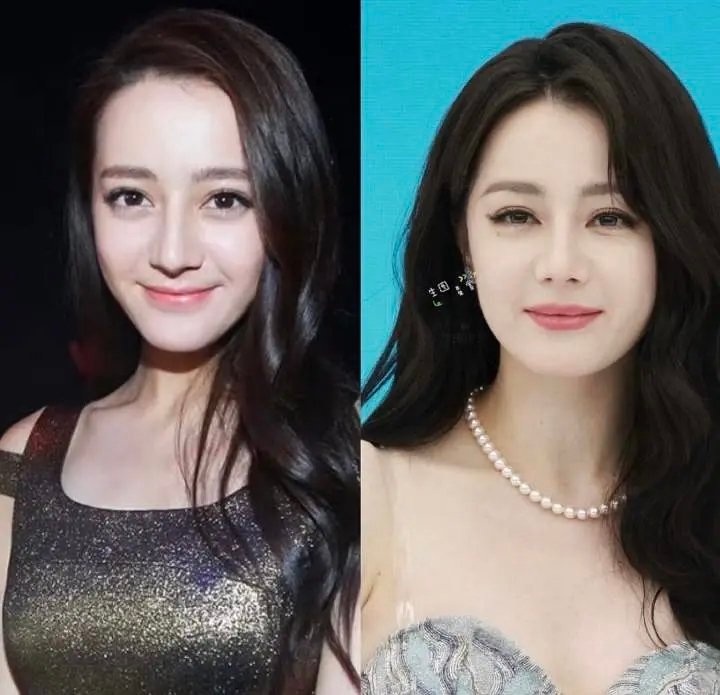 这么一看迪丽热巴的鼻子很明显 