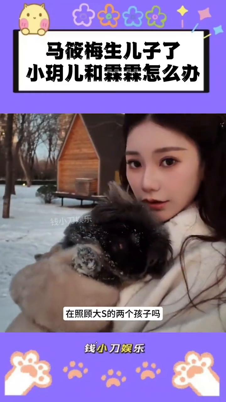 马筱梅生儿子了，小玥儿和霖霖怎么办？
钱小刀娱乐。
马筱梅生了，张兰开心官宣自己