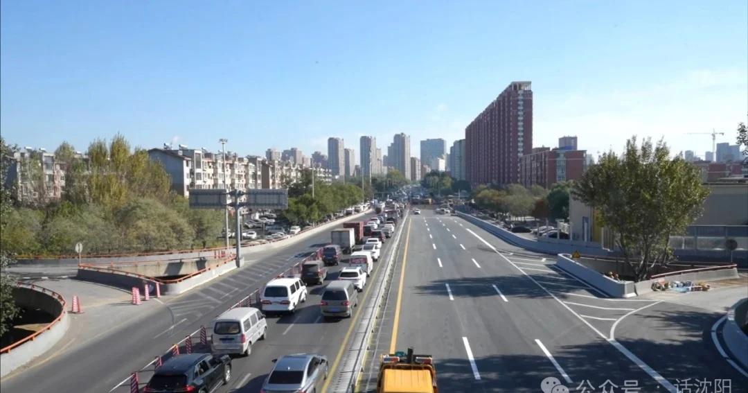 沈阳西二环不堵车的日子总算来了！零公里立交桥加固改造一期工程完工，11月1日正式