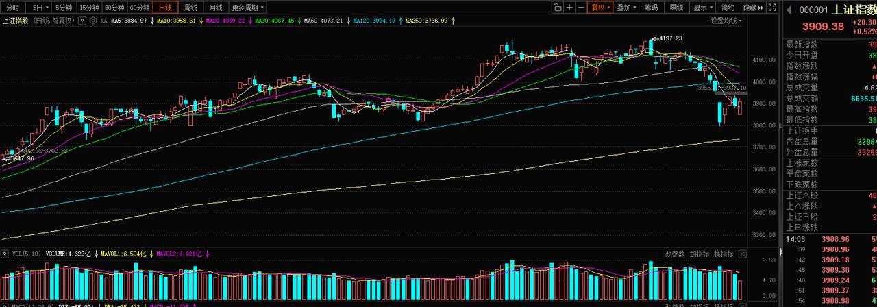 盘中直击：沪指围绕3900点整理 做多情绪依旧不足

午后开盘，A股三大指数延续