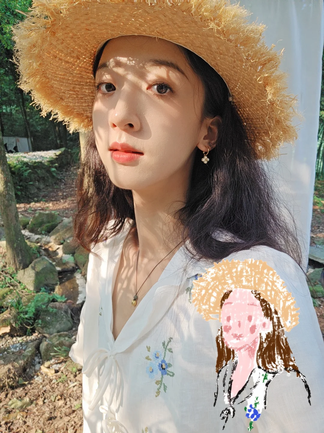 我没有emoji但我有自己的画的小娃娃哈哈哈