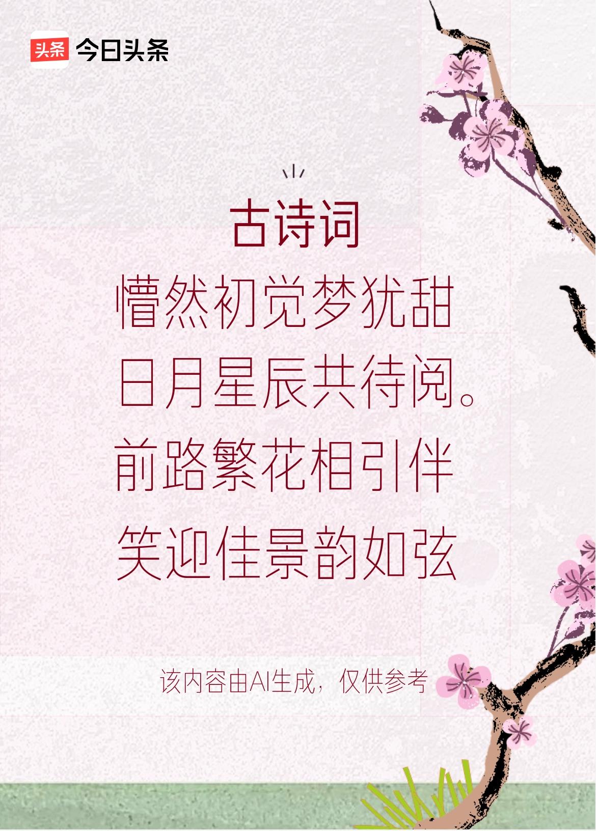 文学创作大会：懵然初觉梦犹甜，心向朝阳意万千，前路繁花相引伴，笑迎佳景韵如弦。戳