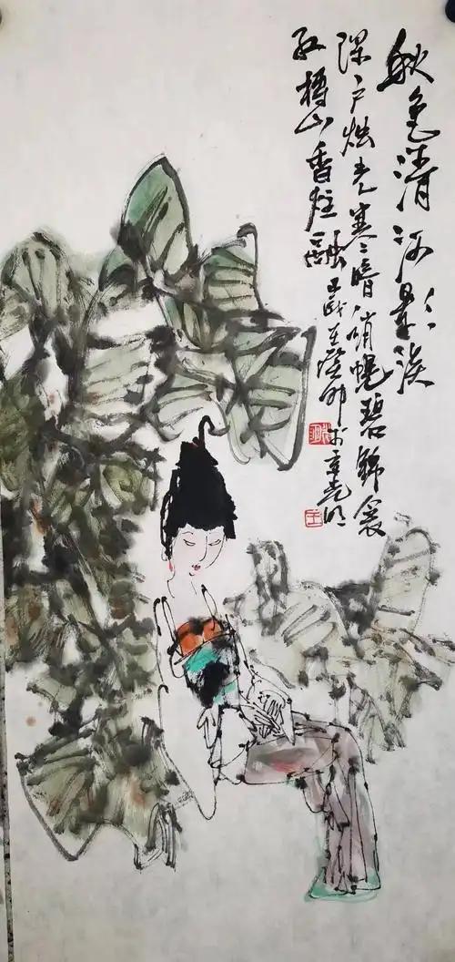 上联：妆淡如水芙蓉貌
下联：[玫瑰]

网络图片/诚谢侵删