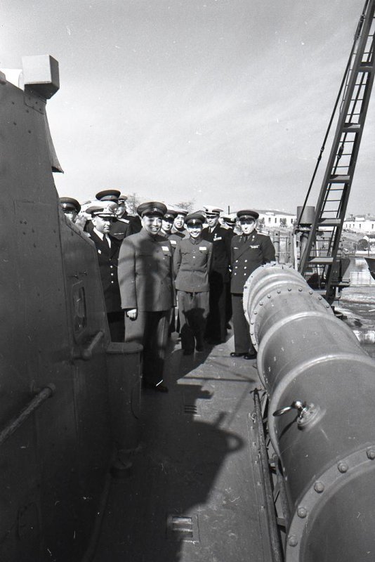 飞扬军事 1955年5月，彭德怀率中国军事代表团参观苏联海军黑海舰队烽火问鼎计划
