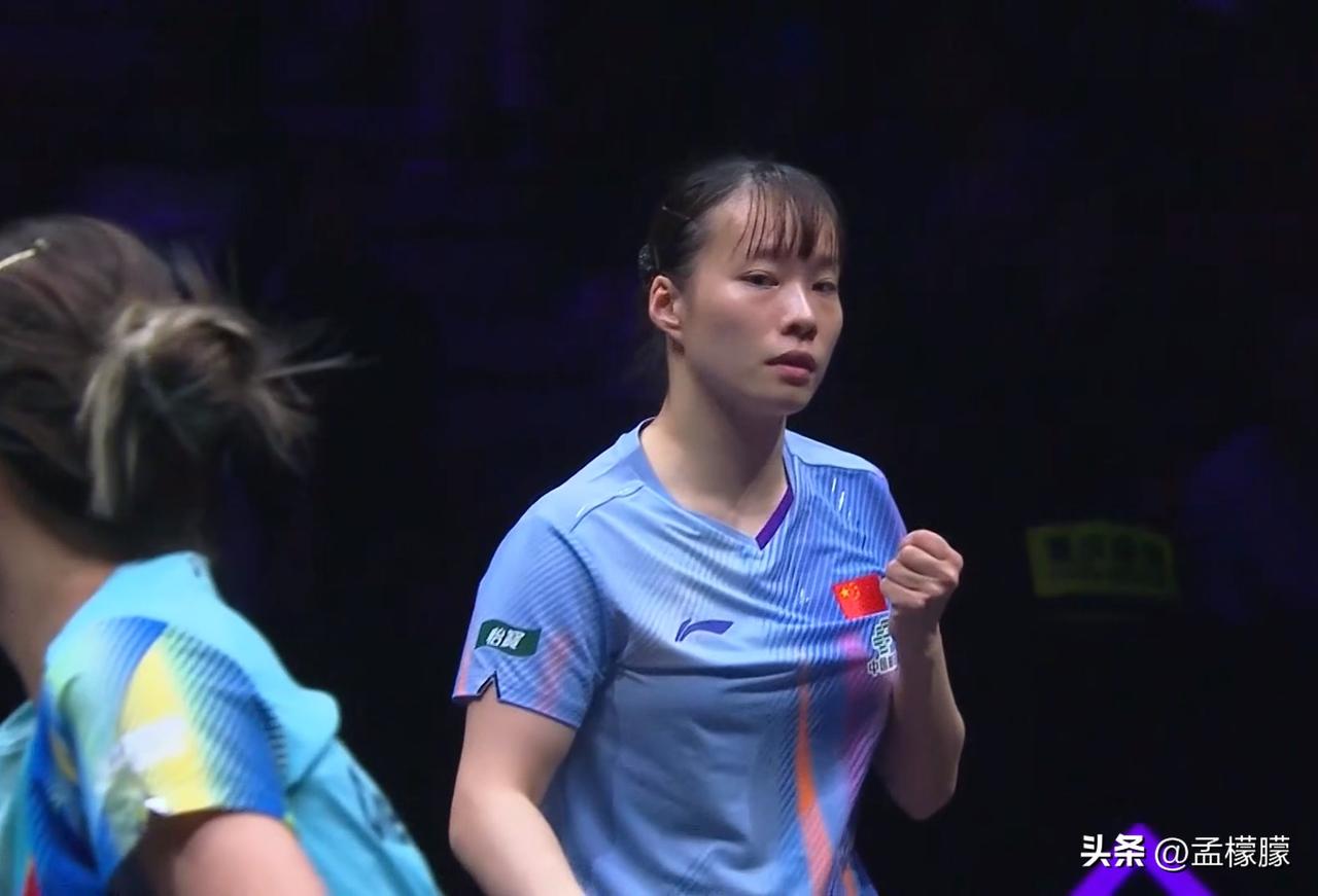 与蒯曼 争夺一个四强席位

女单1/8决赛：
石洵瑶(CHN)3-1陈幸同(CH