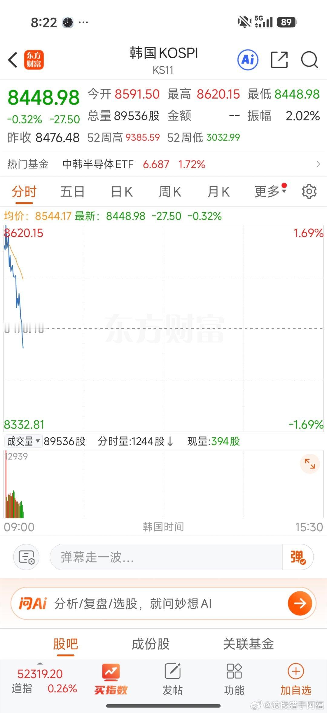日韩分化，一个向上一个向下