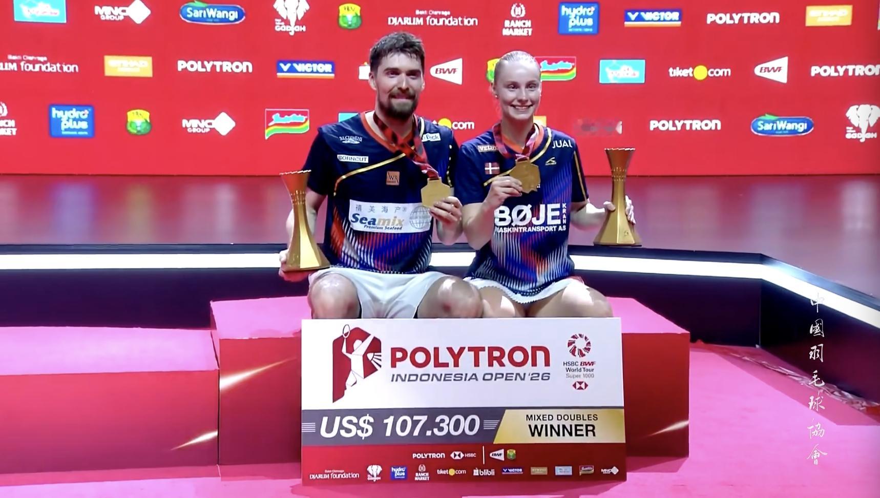【马博组合🇩🇰夺冠之路🏆】首轮：21-14、21-14 🇹🇭帕克卡波/