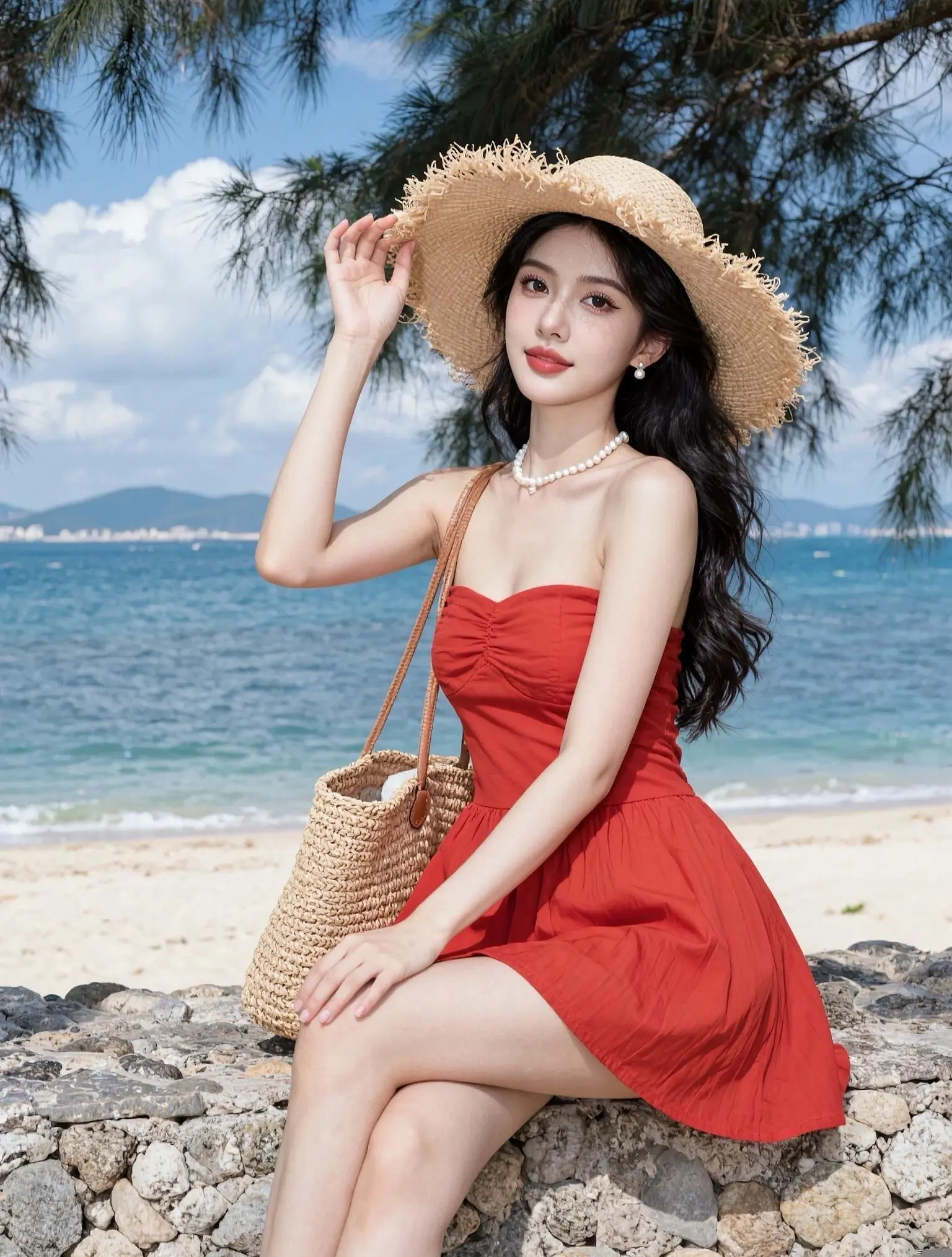 AI海岛度假写真 ai写真 ai写真初夏写真限时挑战赛 创意玩法大赛特效拍摄