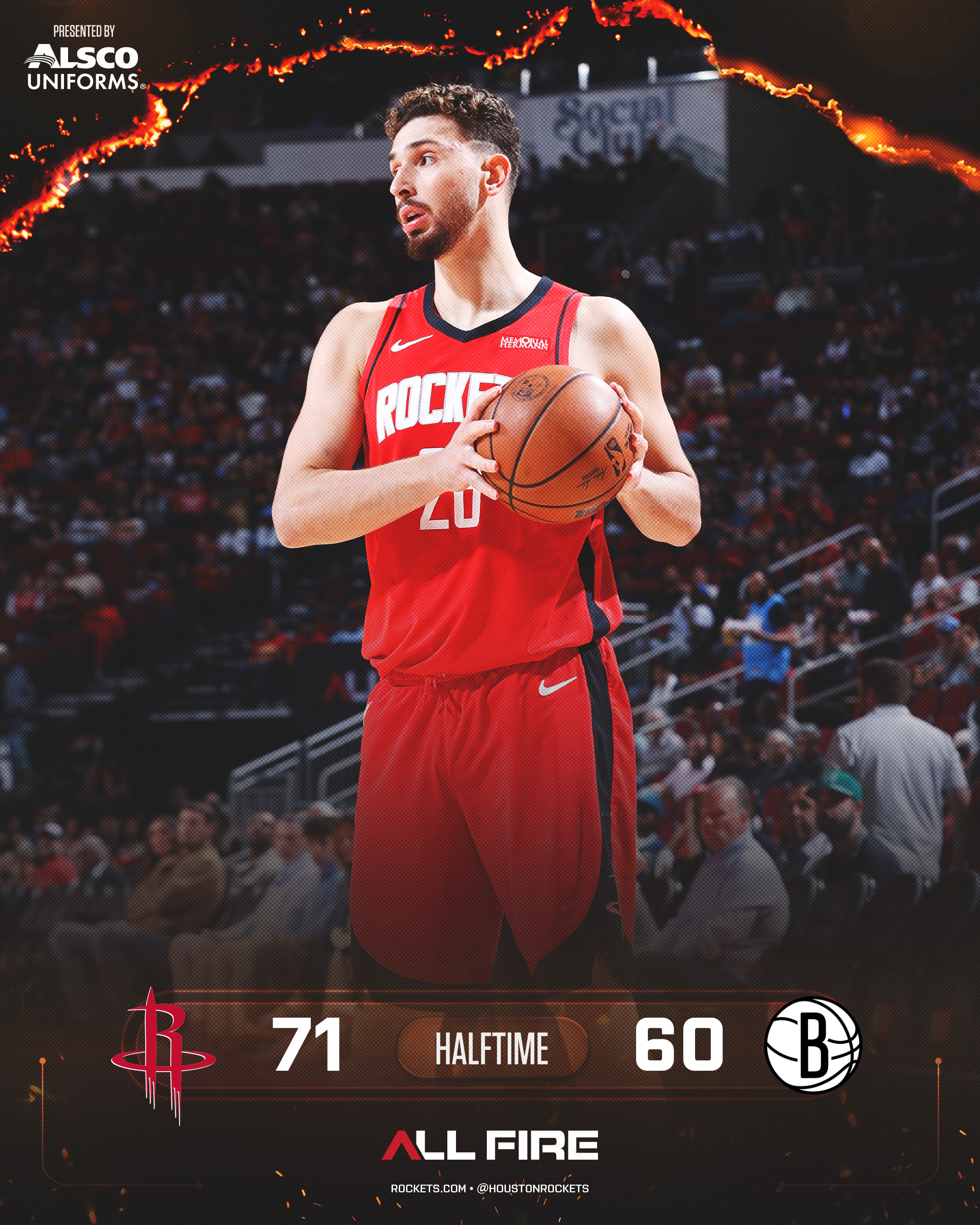 伊森把过去两场打的铁都在今天投回来了，半场5记三分已经创生涯单场三分纪录，但篮网