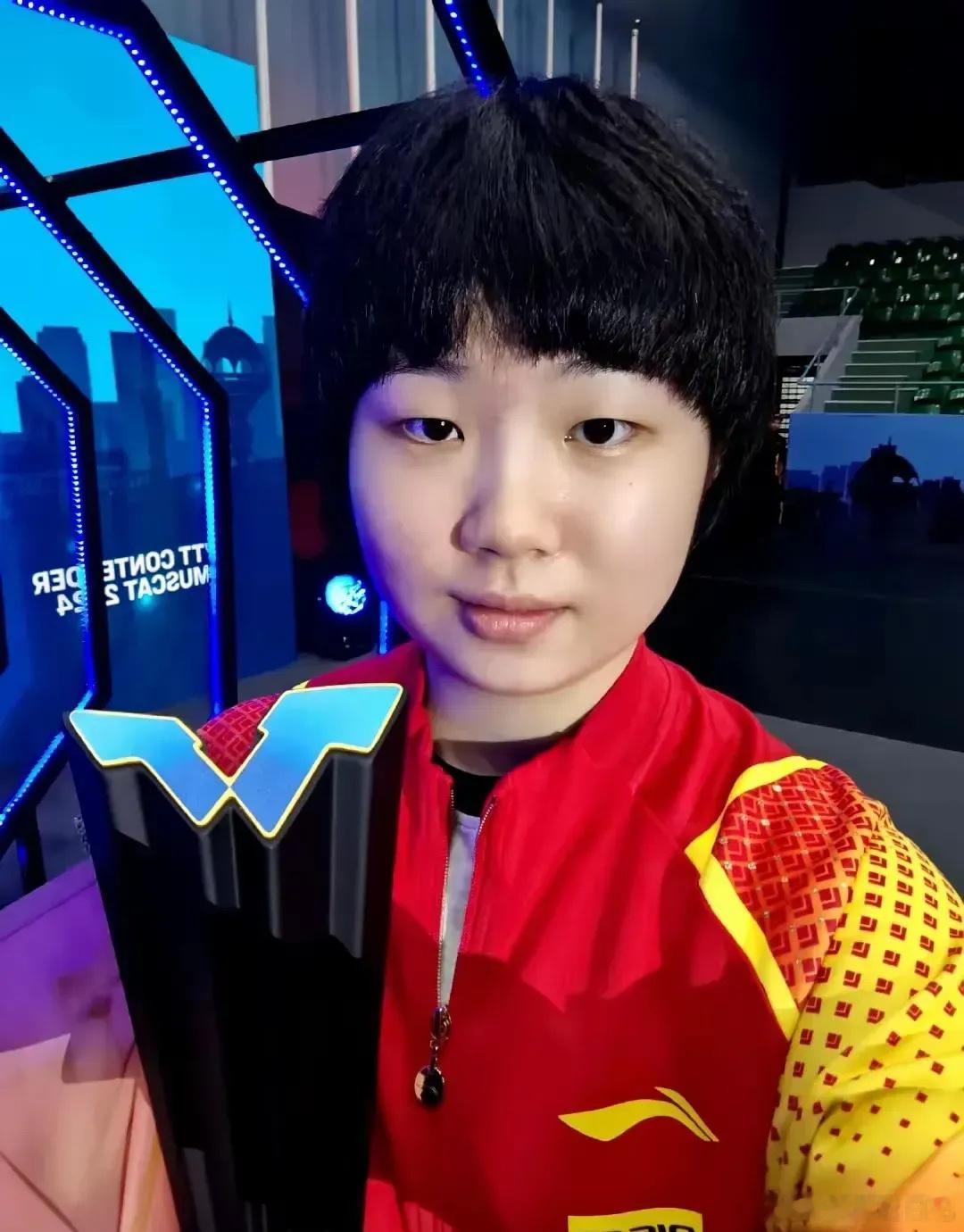 大丫头蒯曼好厉害！横扫长崎美柚晋级决赛！多哈球星挑战赛，国乒小将蒯曼对阵日本选手