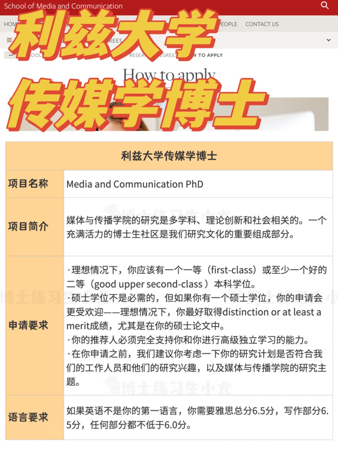 利兹大学丨24年传媒学博士