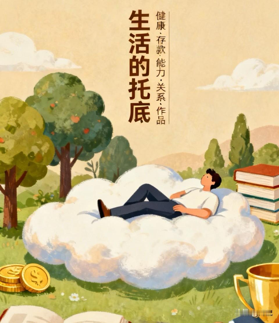 真正让人越来越脆弱的，不是遇到挫折，而是生活里没有可以托底的东西。

没有健康托