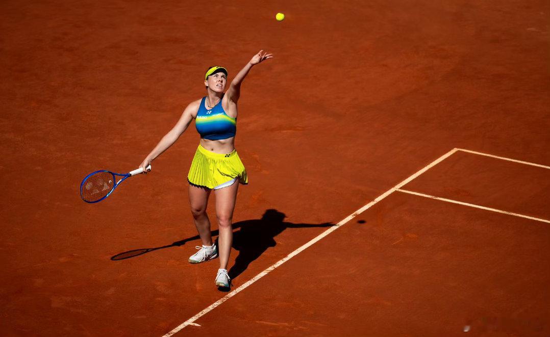 诺斯科娃首进罗马站16强WTA1000罗马站第三轮，13号种子诺斯科娃以6-1/