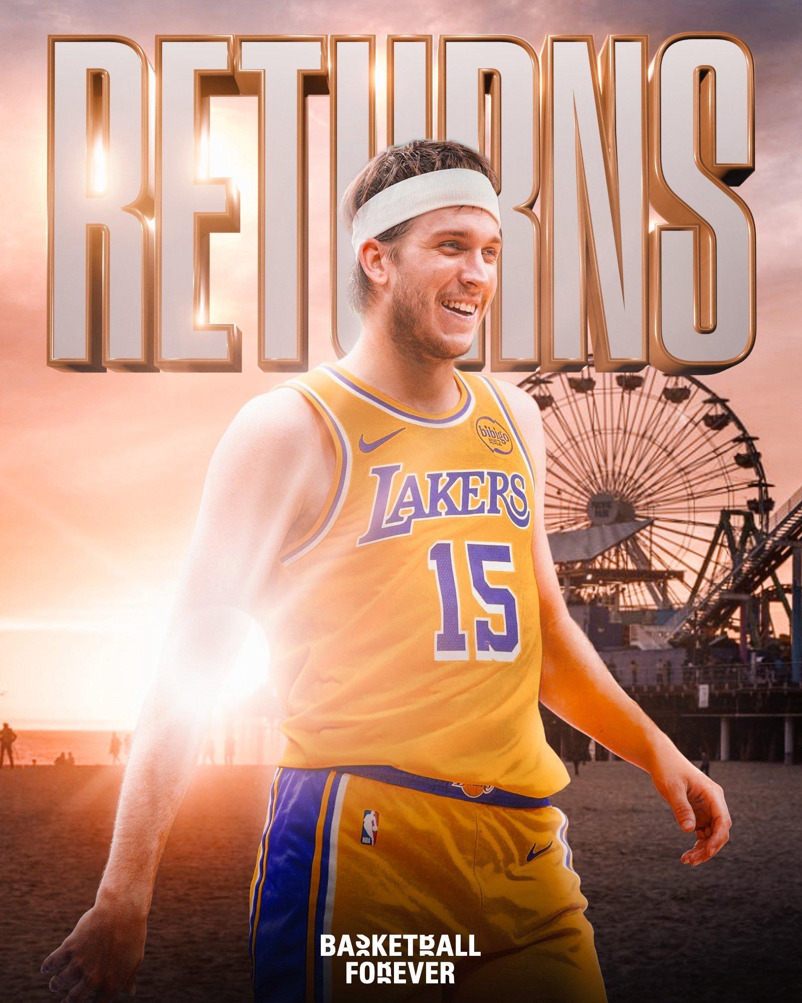 📌里夫斯对阵太阳复出洛杉矶湖人