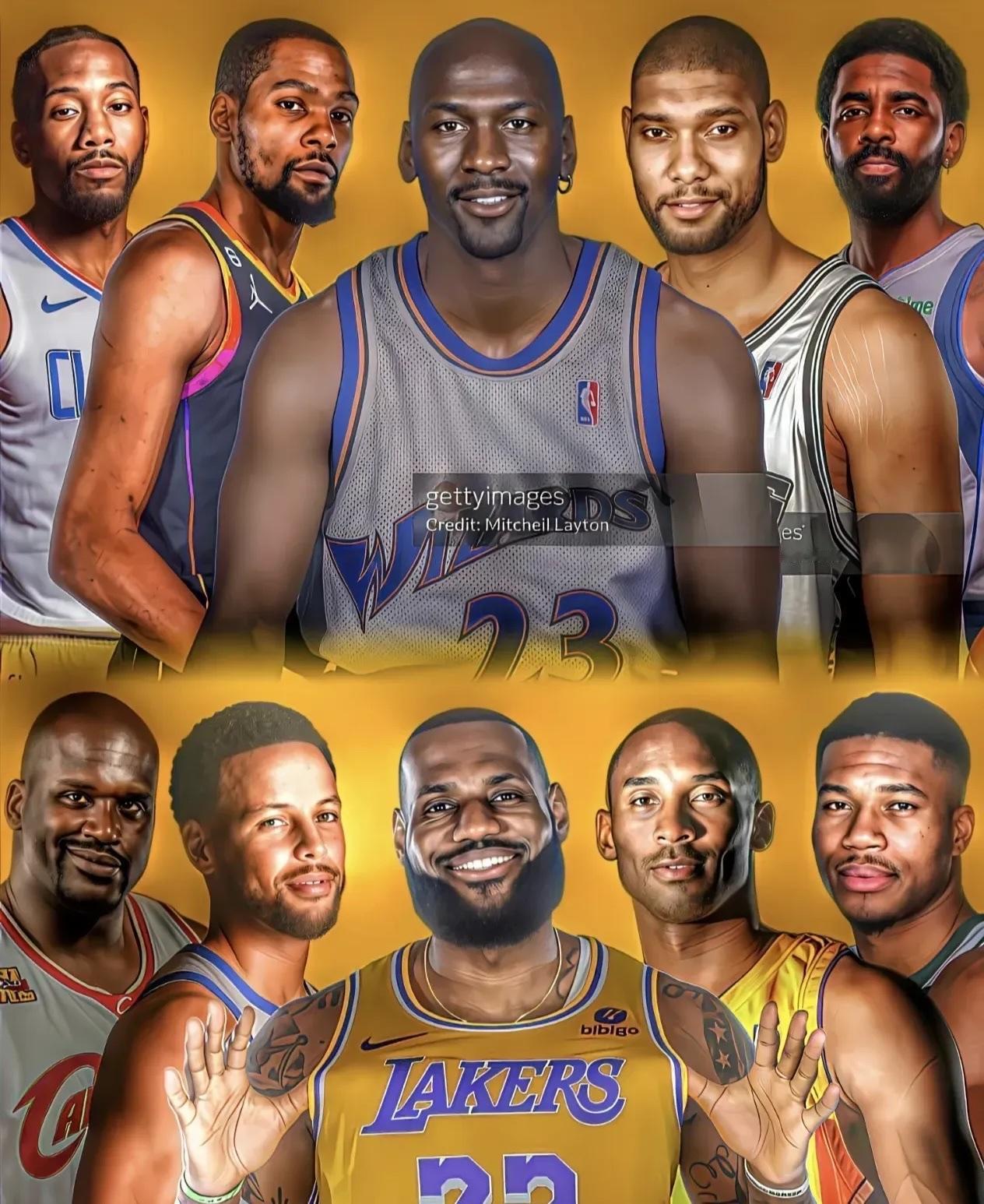 两队球星都处在巅峰期，按季后赛七场四胜制，毫无悬念！这回詹姆斯队必定横扫乔丹队，