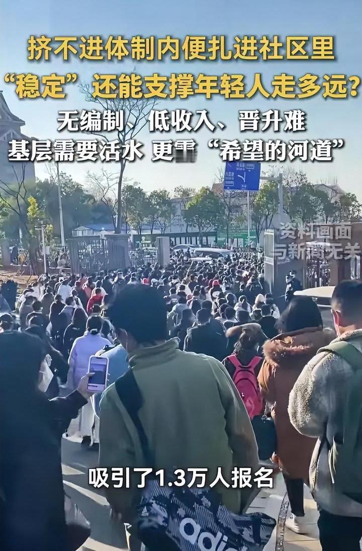 大学生的出路在哪？
在毕业生里如今流传着一句话：挤不进体制内，便扎根到社区里。