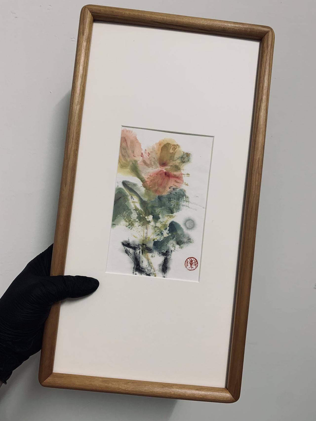 国画摆台 画画也是一种修行  画画  国画手作 手绘