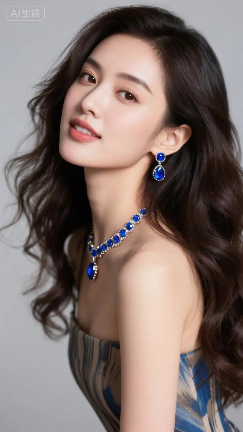 优雅蓝宝石，闪耀你的每一个瞬间！💎✨