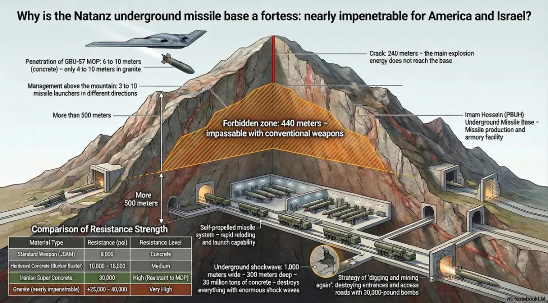 【为什么伊朗人绝对不会屈服？】我想试着用几张解剖图显示伊朗军队的秘密地下导弹网络