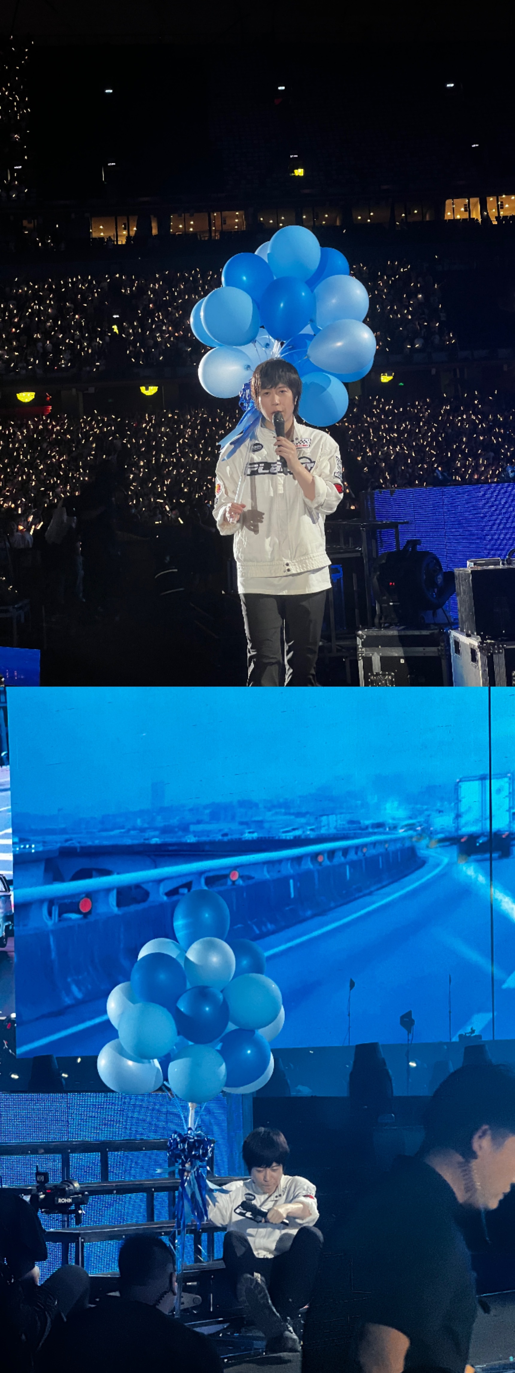 如果你问我今年生日是怎么过的？如图🥹2025.08.03💙🎆💧🎂超级无