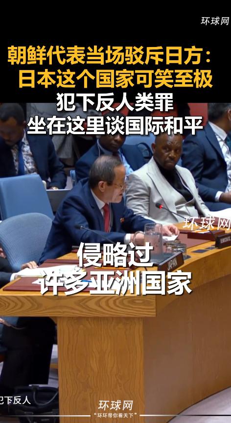 4月30日安理会朝核会上，朝鲜代表直怼日本：犯了反人类罪，还配谈和平？
 
麻烦