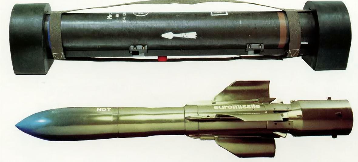 每天认识一件兵器 法国/德国“霍特”反坦克导弹“霍特”导弹是法国和德国联合研制的
