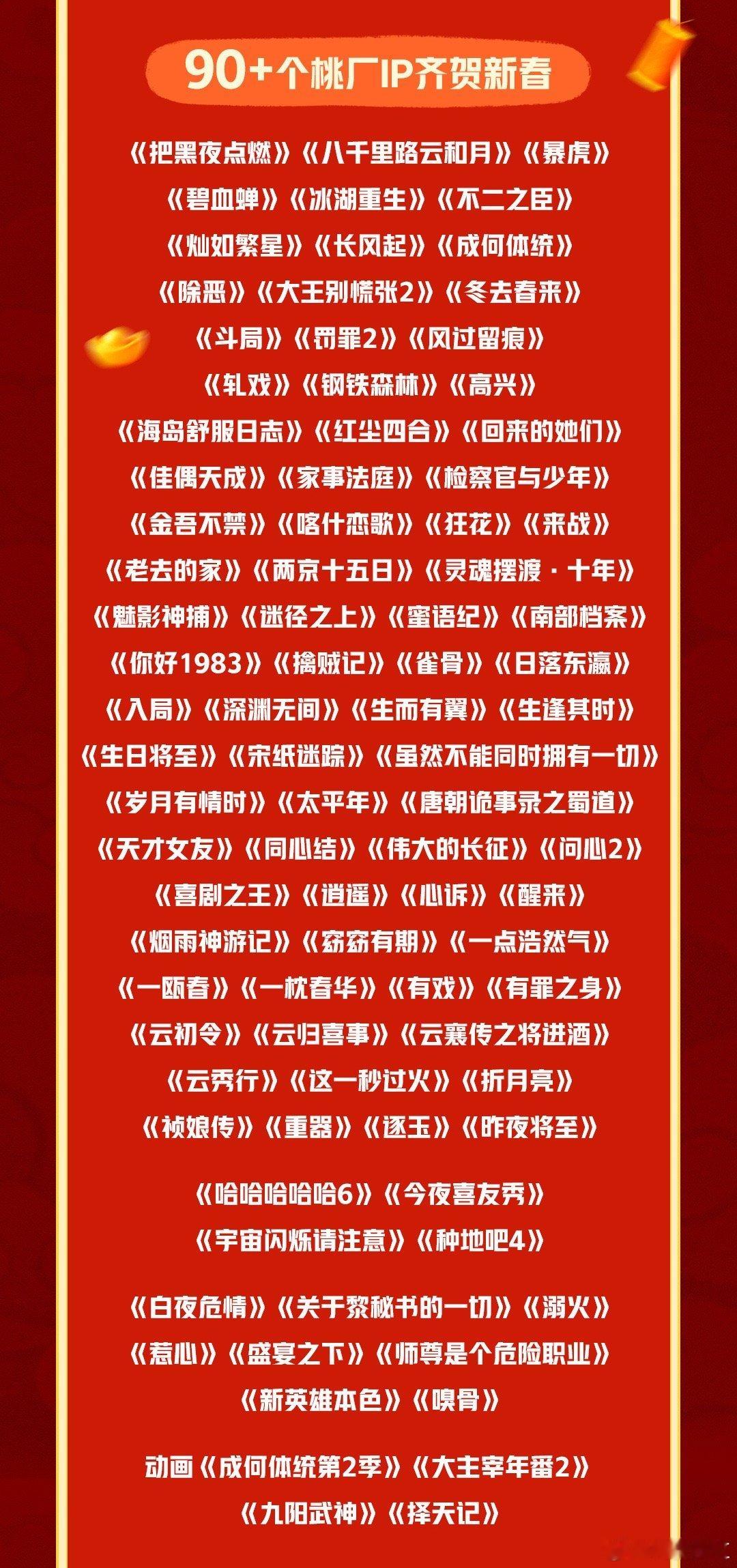 爱奇艺春节预告阵容太夯了 数了数根本数不完！170+艺人组团拜年，90+IP预告