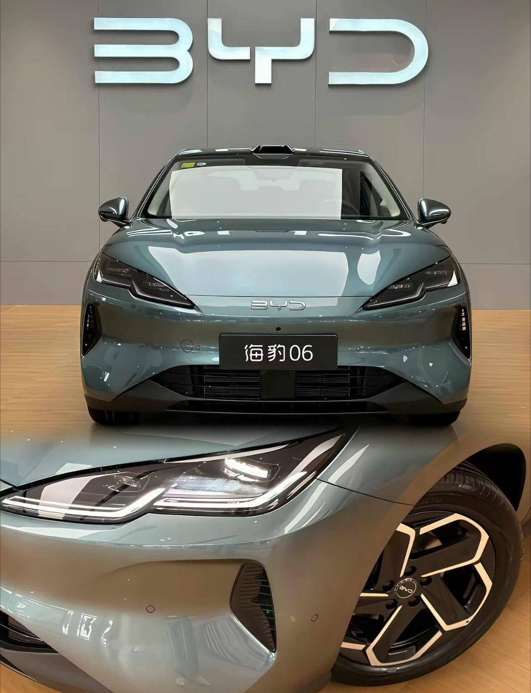 2027海豹06dmi实车实拍无滤镜 极汐绿 