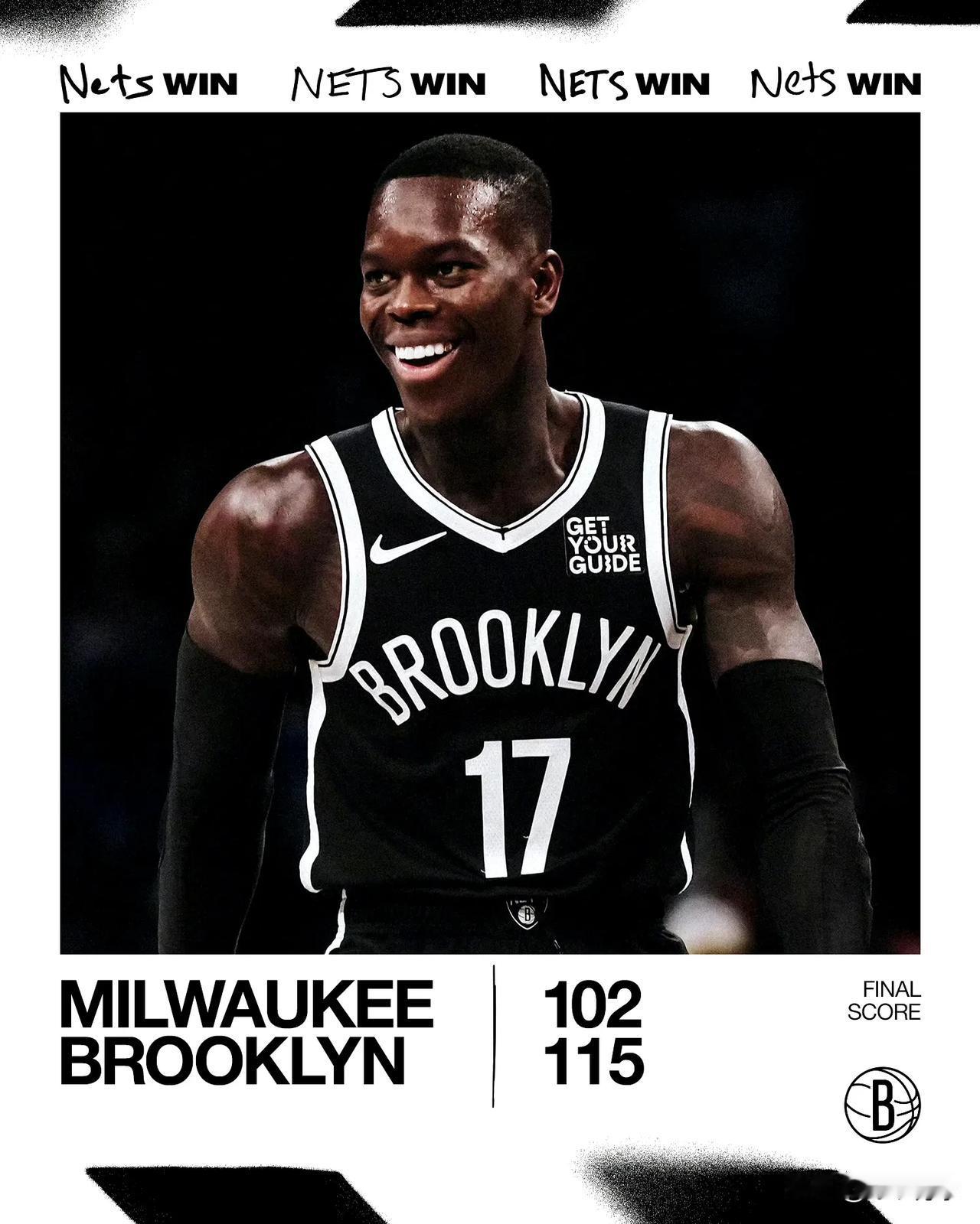 雄鹿102-115不敌篮网，4个万万没想到。

1.万万没想到:雄鹿居然连篮网都