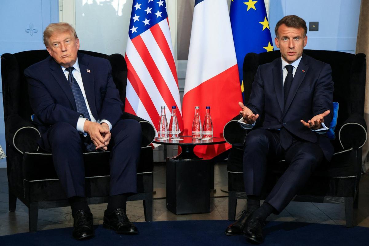 马克龙白忙活！
G7联手护航方案遭特朗普否决，美欧中东裂痕彻底摆上台面。
 
法