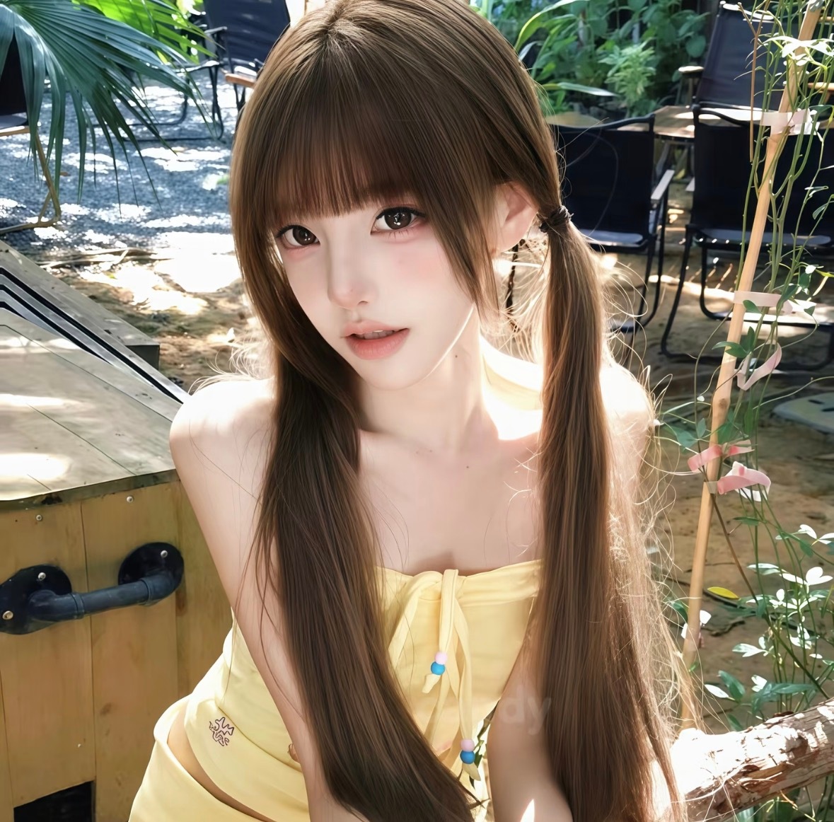 黄色系头像｜女生头像｜韩系甜美｜背景图搭配 