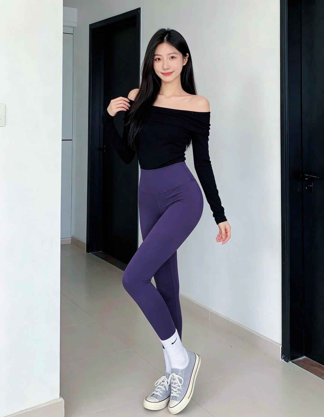 有气质的女人，给人什么感觉？瑜伽裤穿搭