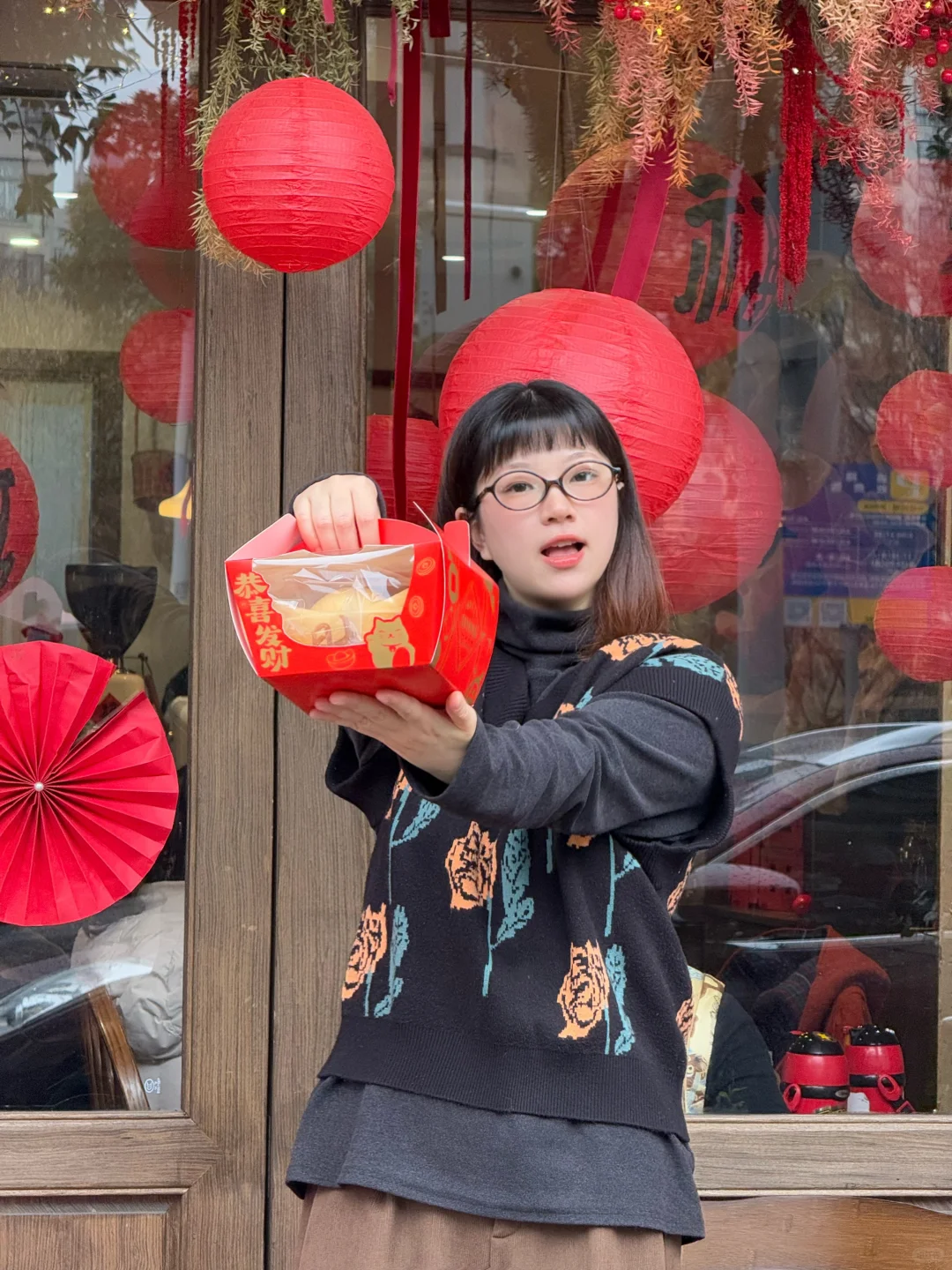 被夸了…都说我买的蛋糕适合过年！！