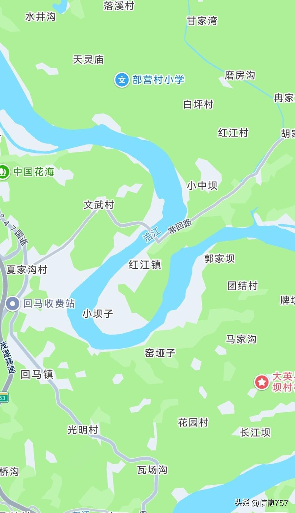 这个红江镇差不多四面环水，风水不比阆中古城差，怎么就没有发展起来呢？而且也没有什