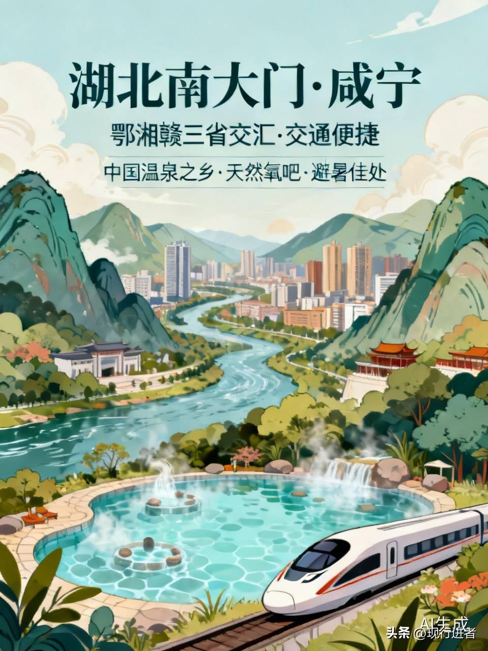 咸宁，一天时间就让我领略到它的魅力。不是因为它有多繁华，也不是因为它多么风光无限
