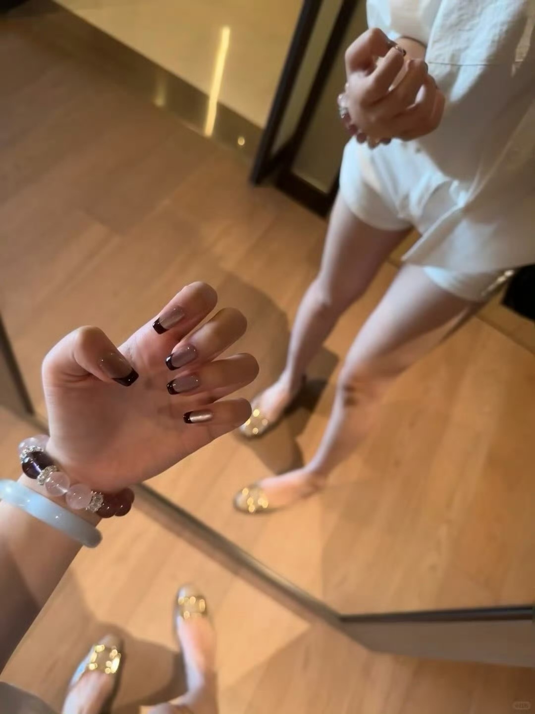 没次做完美甲就会让忍不住去想 