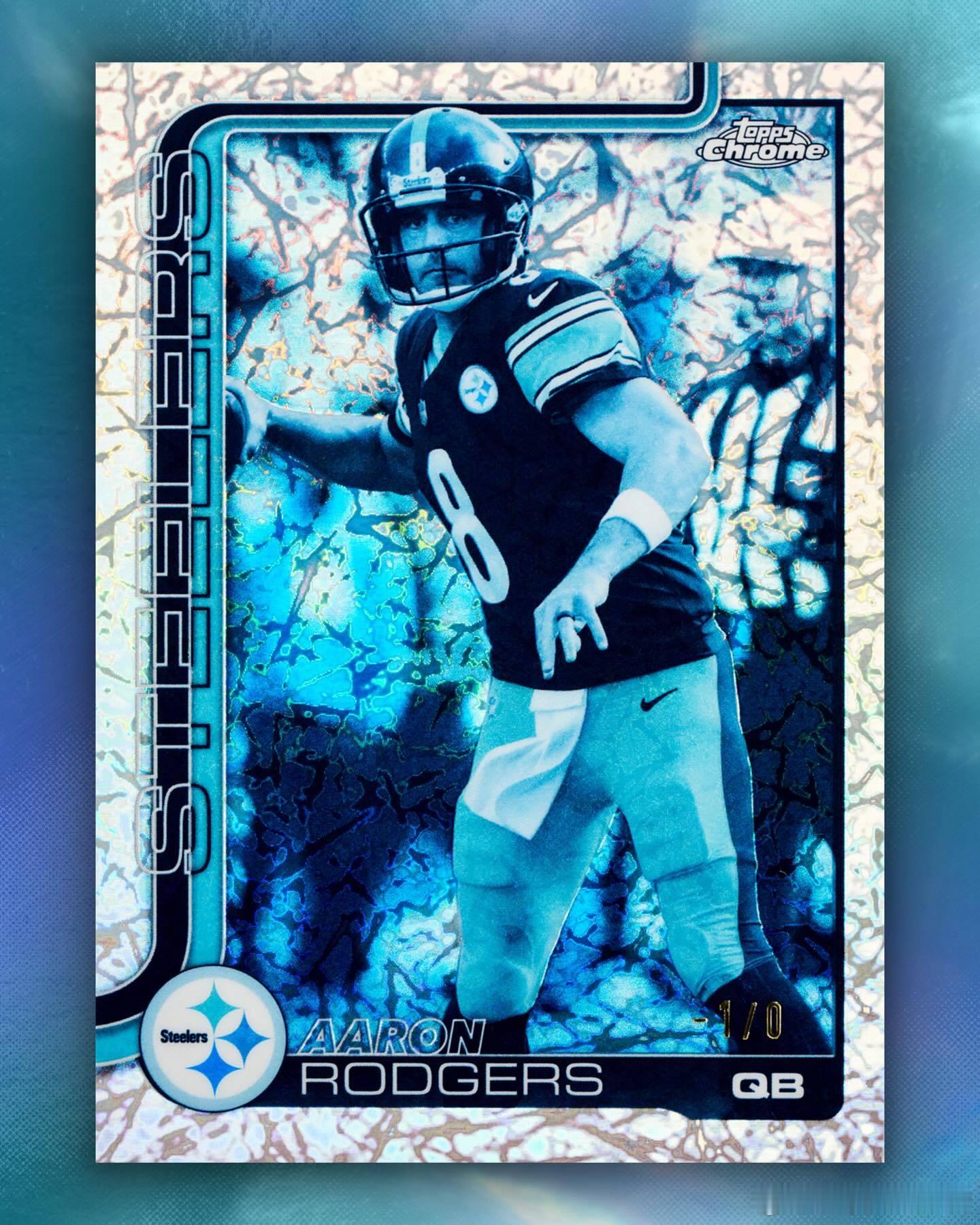 当120码被冰雪定格❄️🏈约什·艾伦 × Topps Chrome NFL橄榄